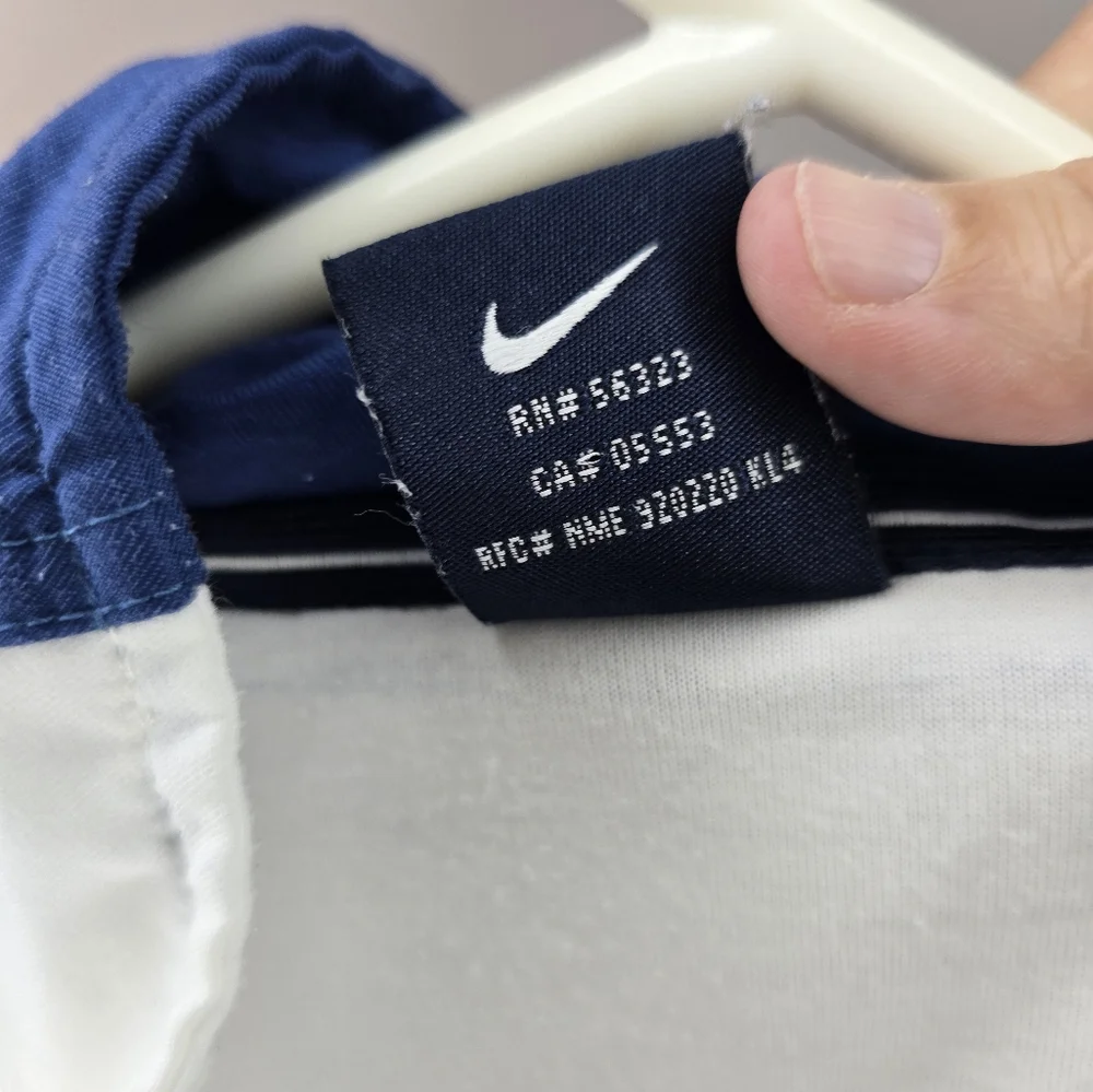 Nike challenge Court Tennis Jacket Track windbreaker White Blue 90s Y2K …